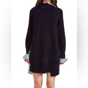 WE-AR4 The Midtown Dress in Blue Stripe